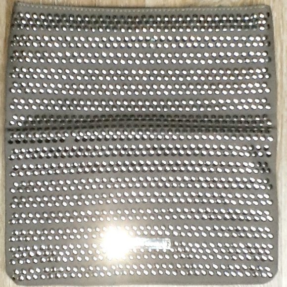 BCBGeneration Gray Studded Envelope Clutch purse - Picture 3 of 5